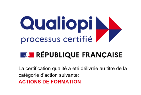 Logo Qualiopi processus certifié - Actions de formation